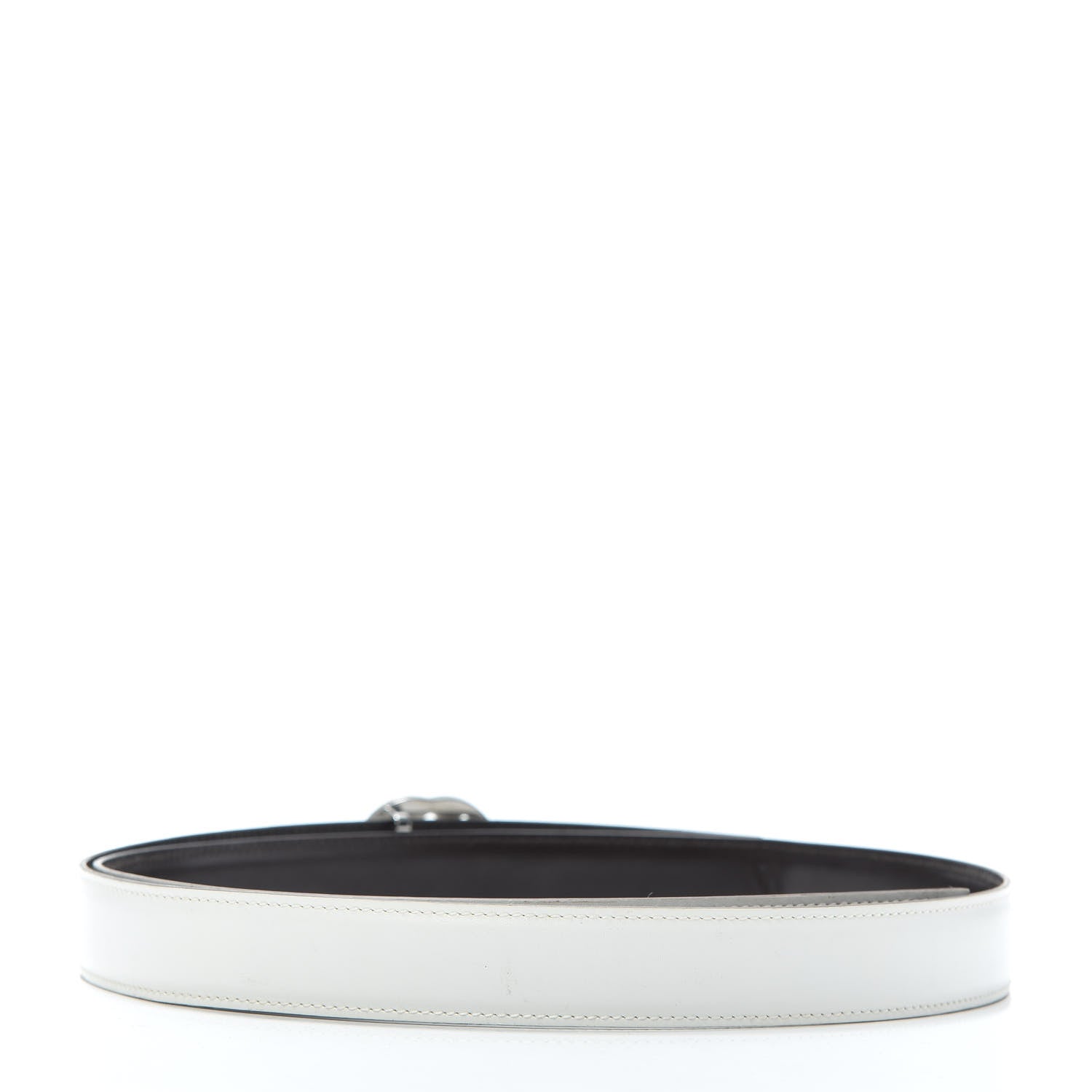 Gucci Calfskin Double G Belt 95 38 White 2 of 5