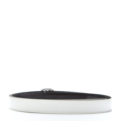 Gucci Calfskin Double G Belt 95 38 White 2 of 5