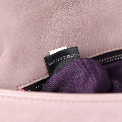 Miu Miu Mink Faux Fur Crystal Flap Clutch Pink 8 of 11