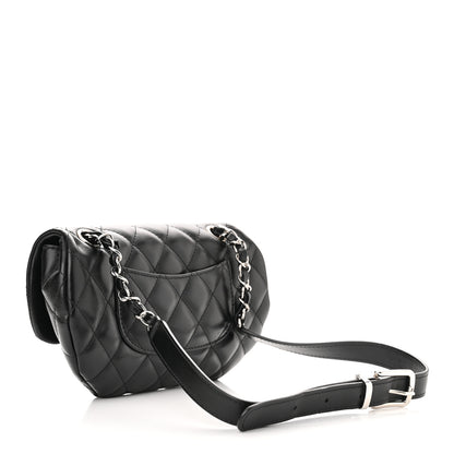 Chanel Calfskin Quilted CC Uniform Flap Belt Bag Black 2 of 10