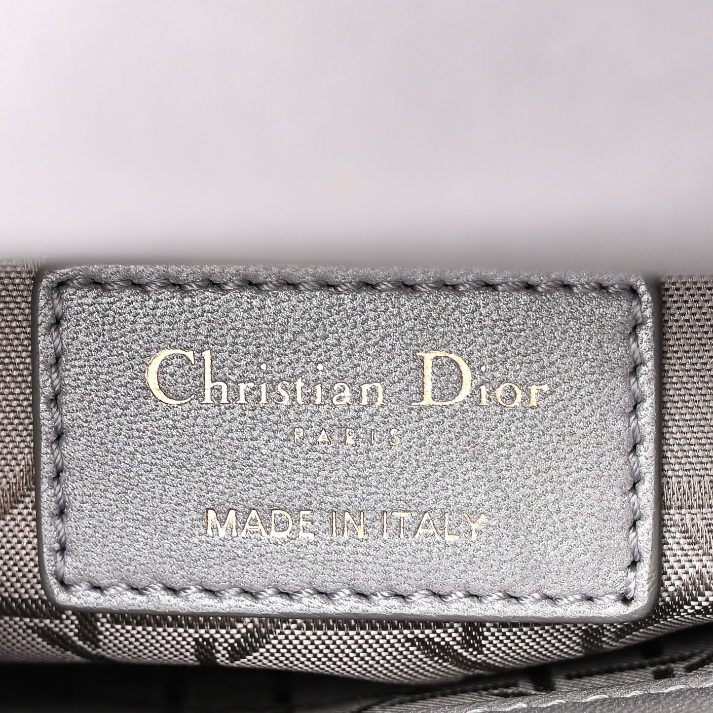 Lambskin Cannage Mini Lady Dior Grey
