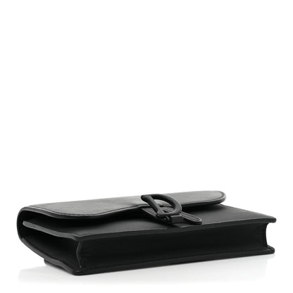 Christian Dior Ultra Matte Calfskin Saddle Belt Bag Black 5 of 15