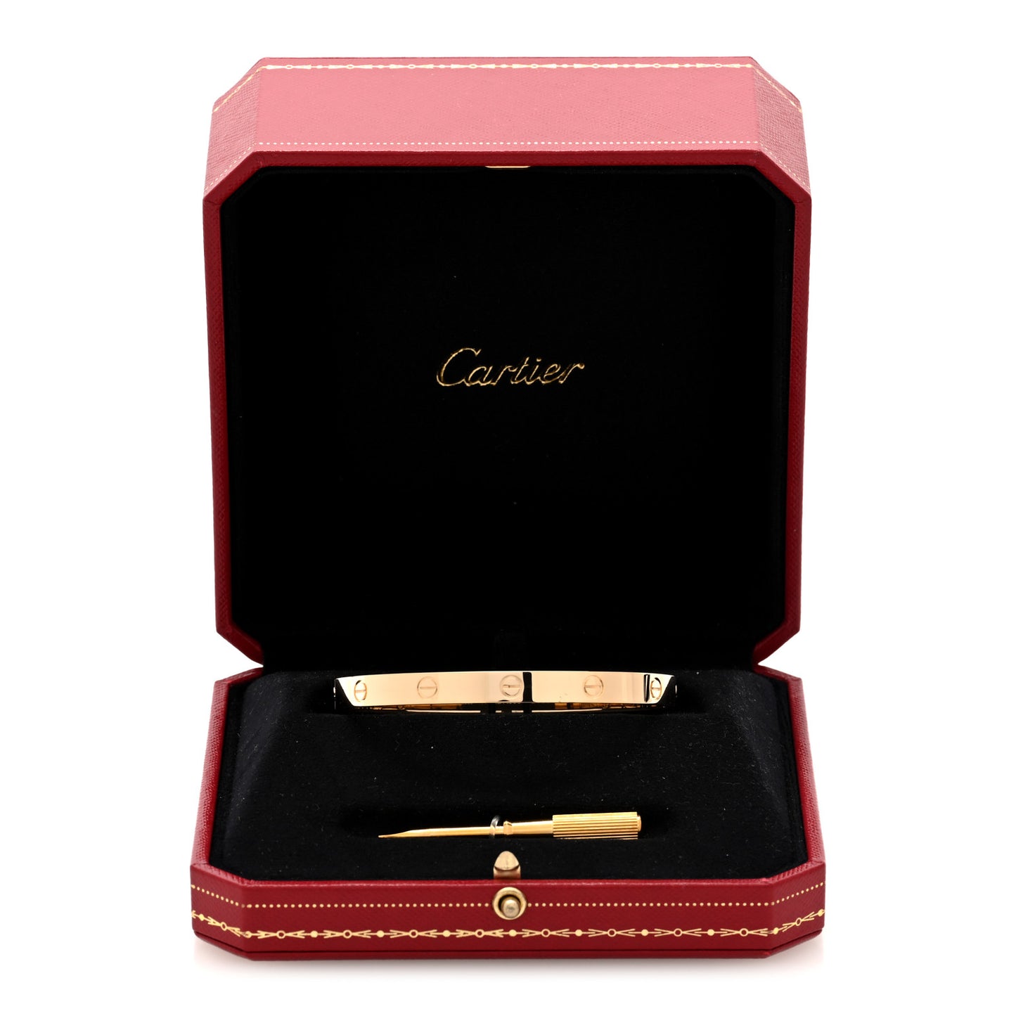 18K Yellow Gold LOVE Bracelet 19