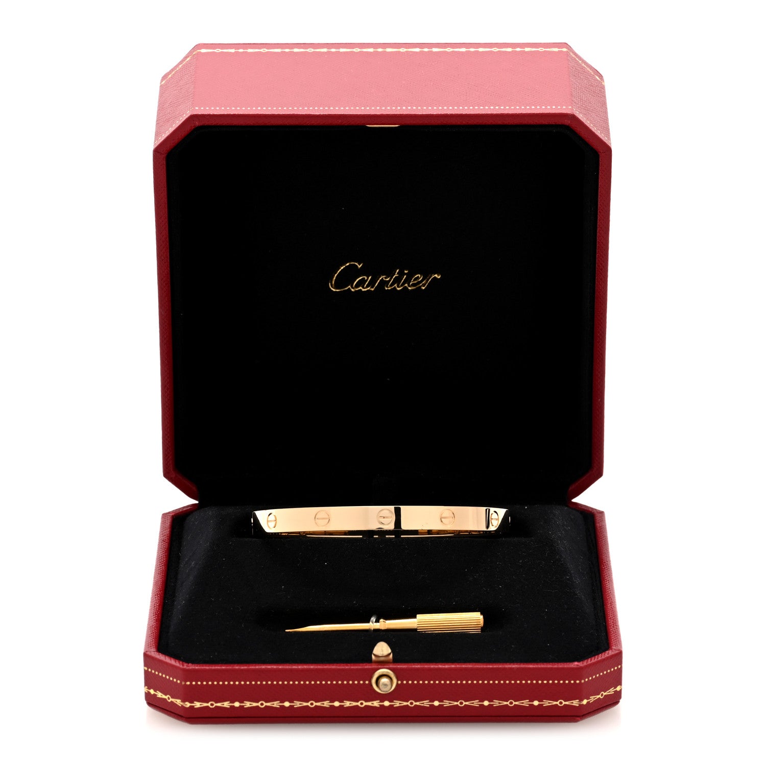 Cartier 18K Yellow Gold LOVE Bracelet 19 8 of 8