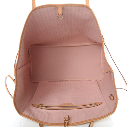 Louis Vuitton Damier Azur Neo Neverfull GM Rose Ballerine 6 of 14