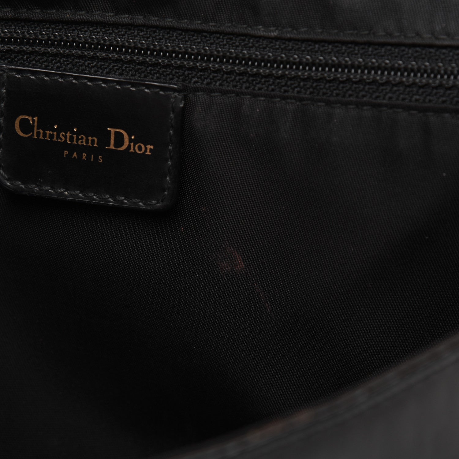 Christian Dior Patent Trotter Maris Pearl Shoulder Bag Black 10 of 26