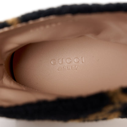 Gucci Faux Shearling Hooper GG Womens Ankle Boots 42 Black Natural Tan 7 of 8