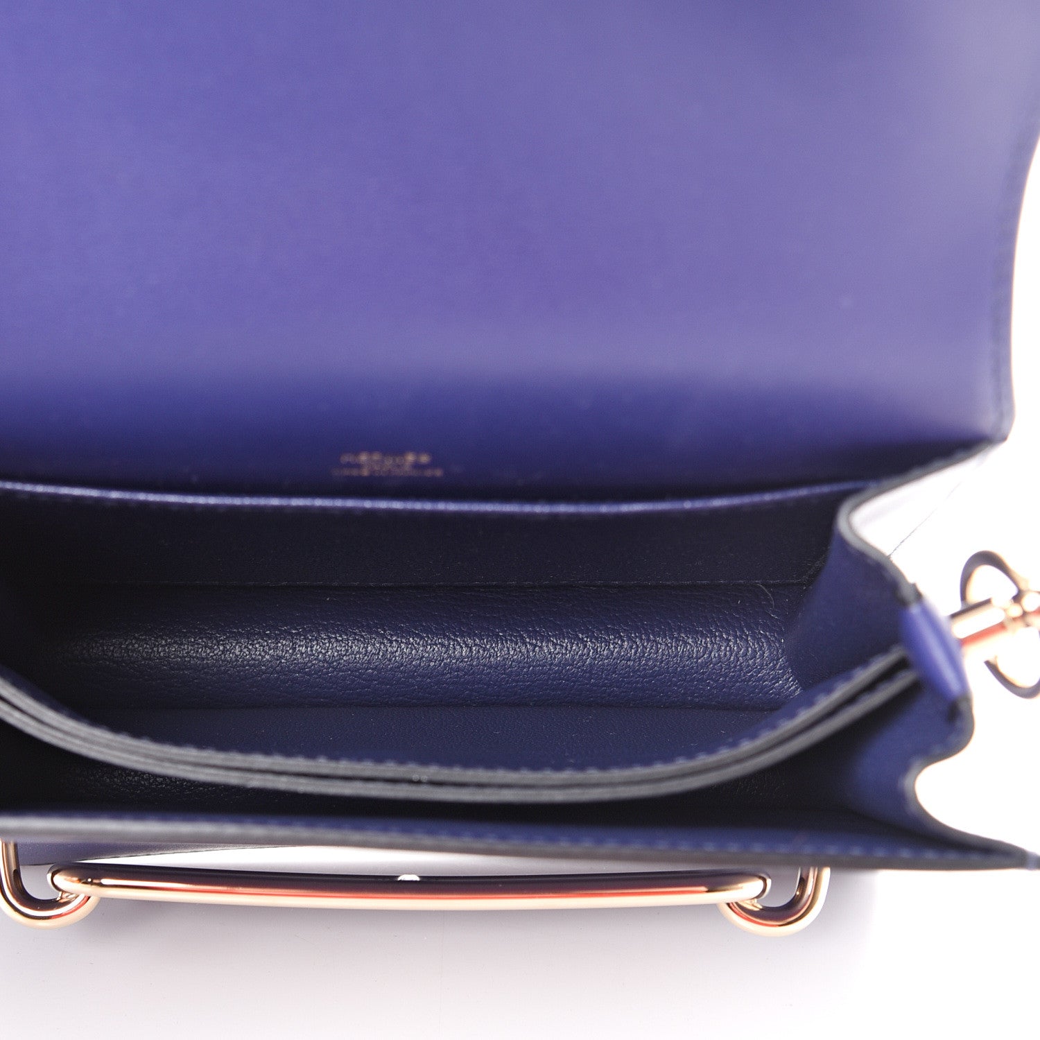 Hermes Allegretto Mini Sac Roulis Bleu Encre 4 of 10