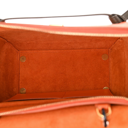 Celine Smooth Calfskin Mini Tri-Color Belt Bag Orange 5 of 12