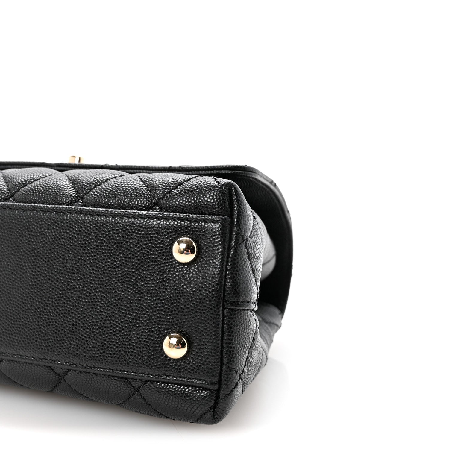 Chanel Caviar Quilted Mini Coco Handle Flap Black 10 of 11