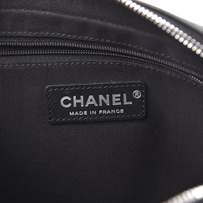 Chanel Lambskin Chevron Quilted Small Promenade Camera Black 6 of 11
