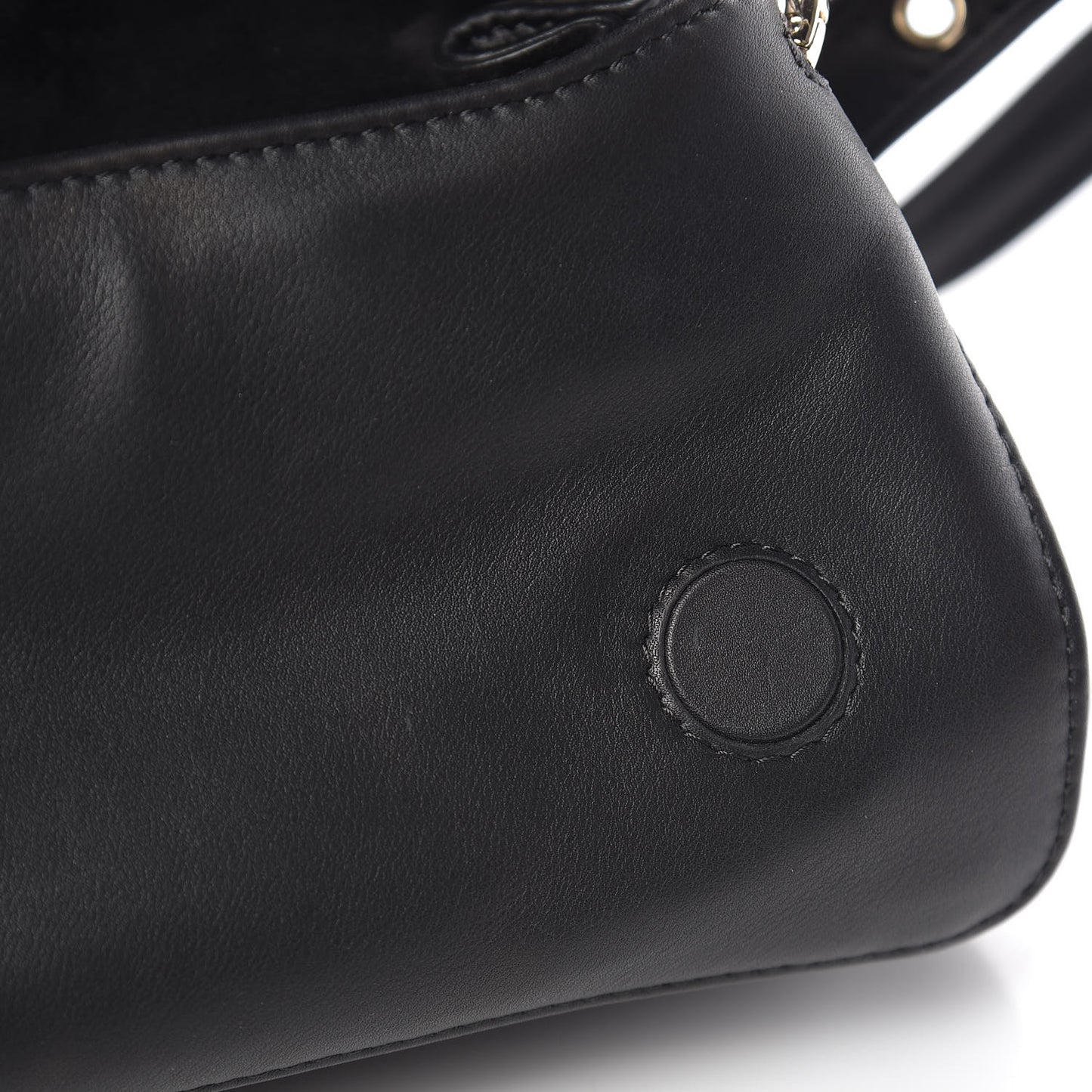 Smooth Calfskin Mini Bloomy Crossbody Bag Black