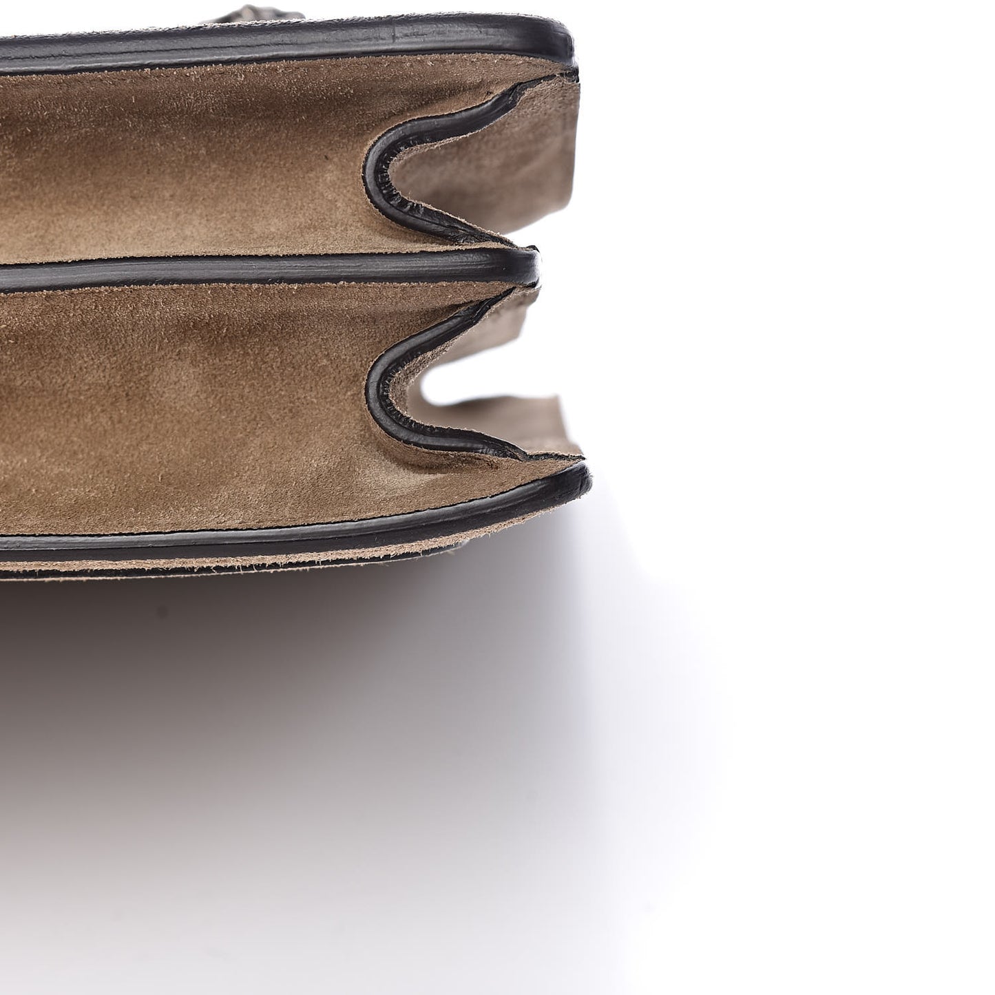 Suede Medium Dionysus Shoulder Bag Taupe