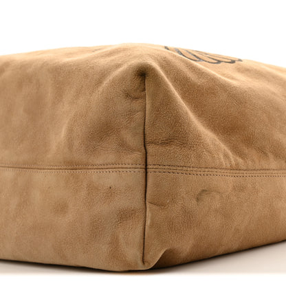 Balenciaga Suede Strike Hold Hobo Natural 11 of 15