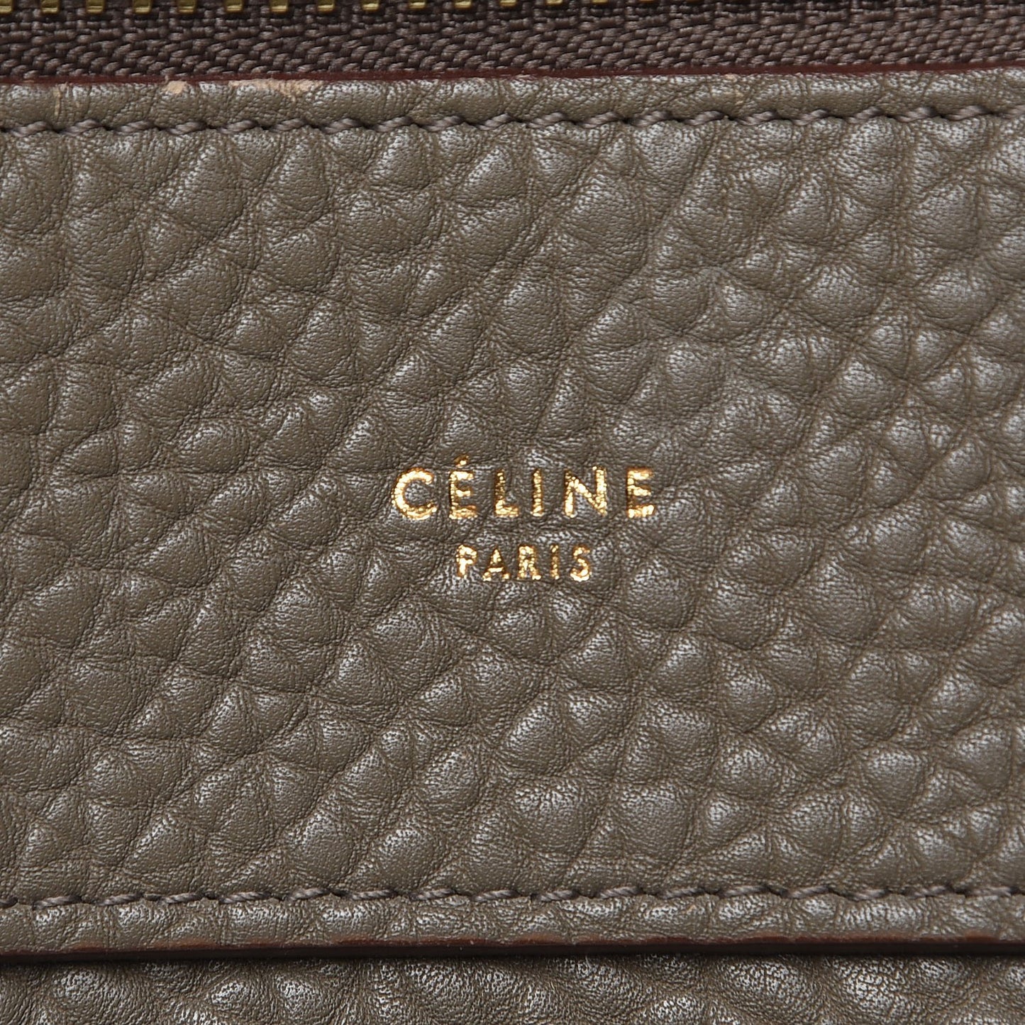 Bullhide Calfskin Small Ring Bag Souris