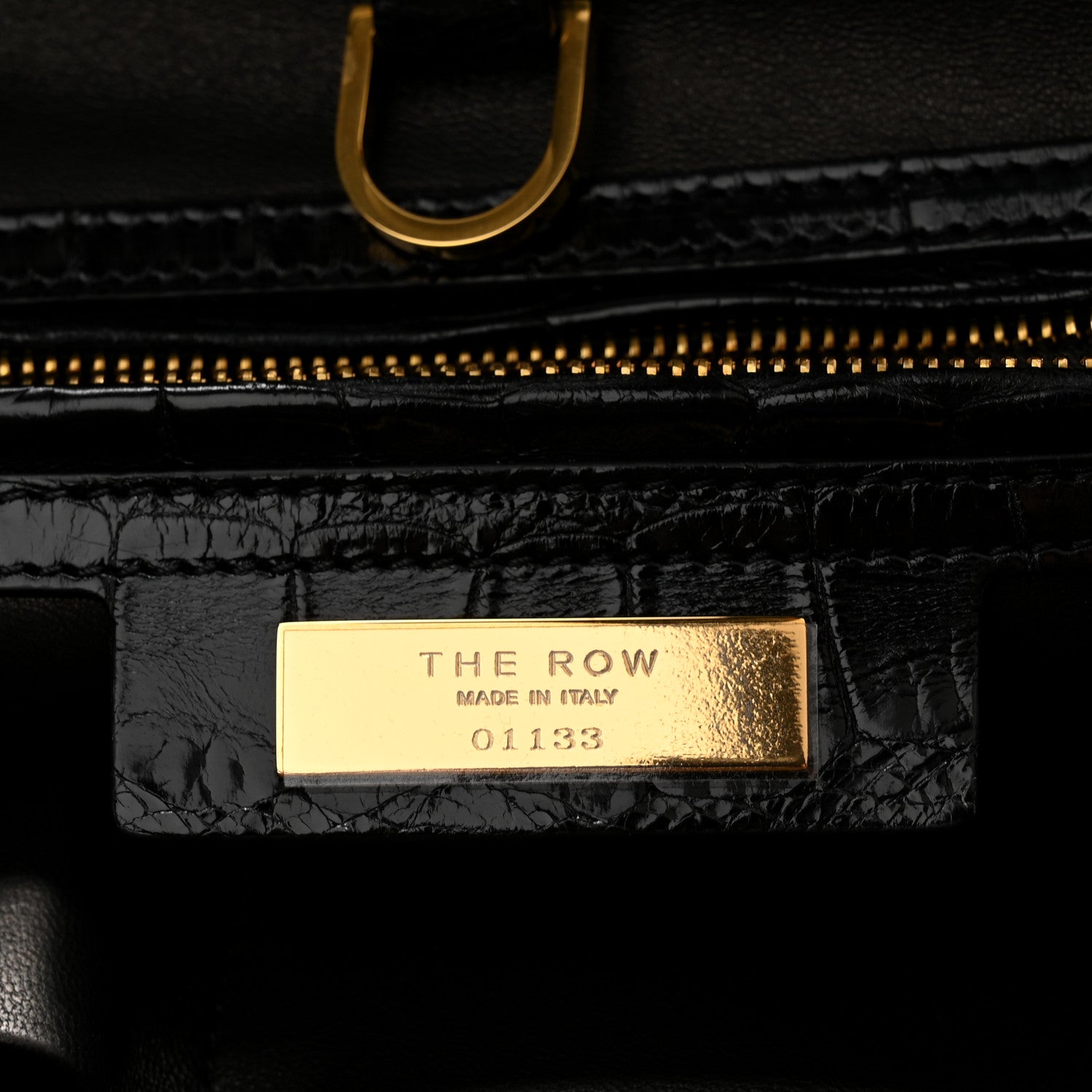 The Row Alligator Backpack Black 5 of 8