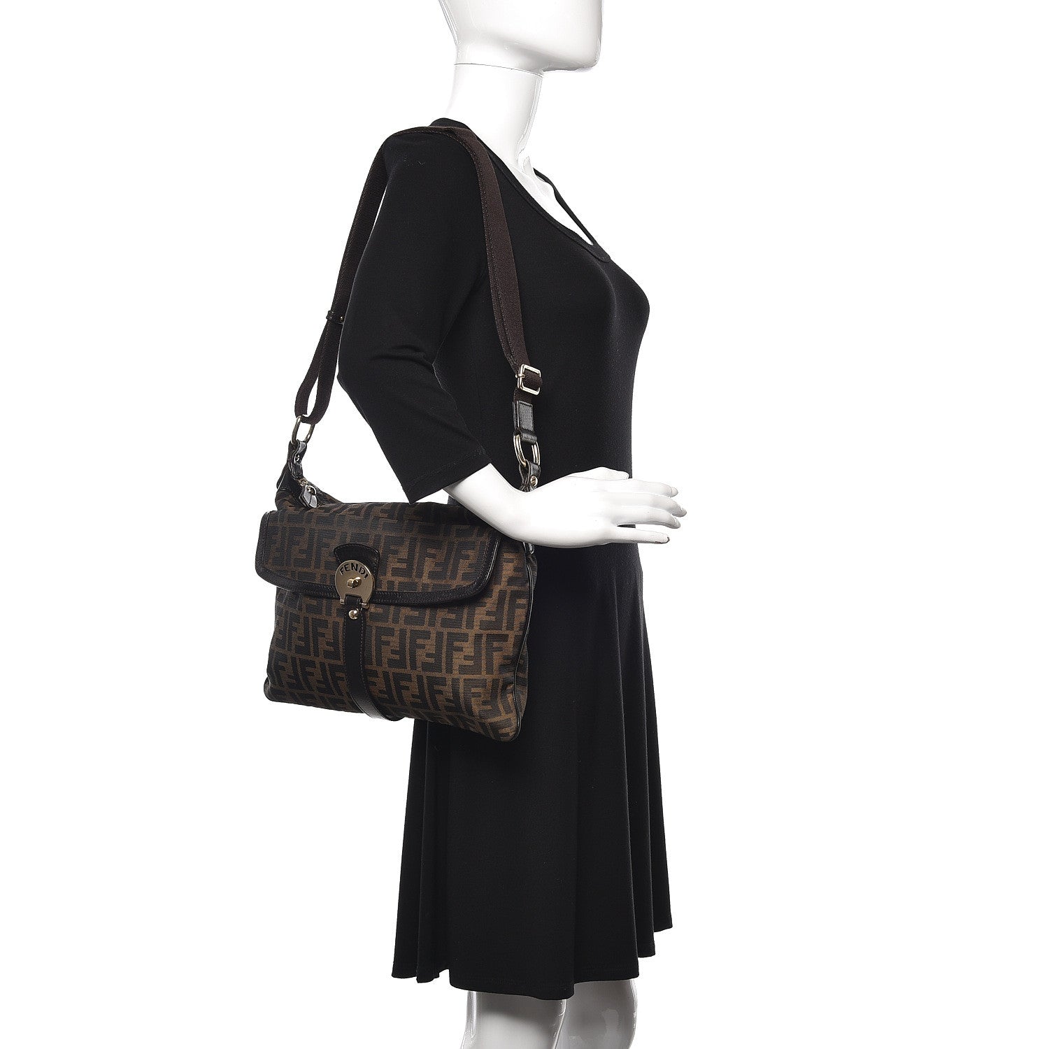 Fendi Zucca Crossbody Bag Tobacco 2 of 12