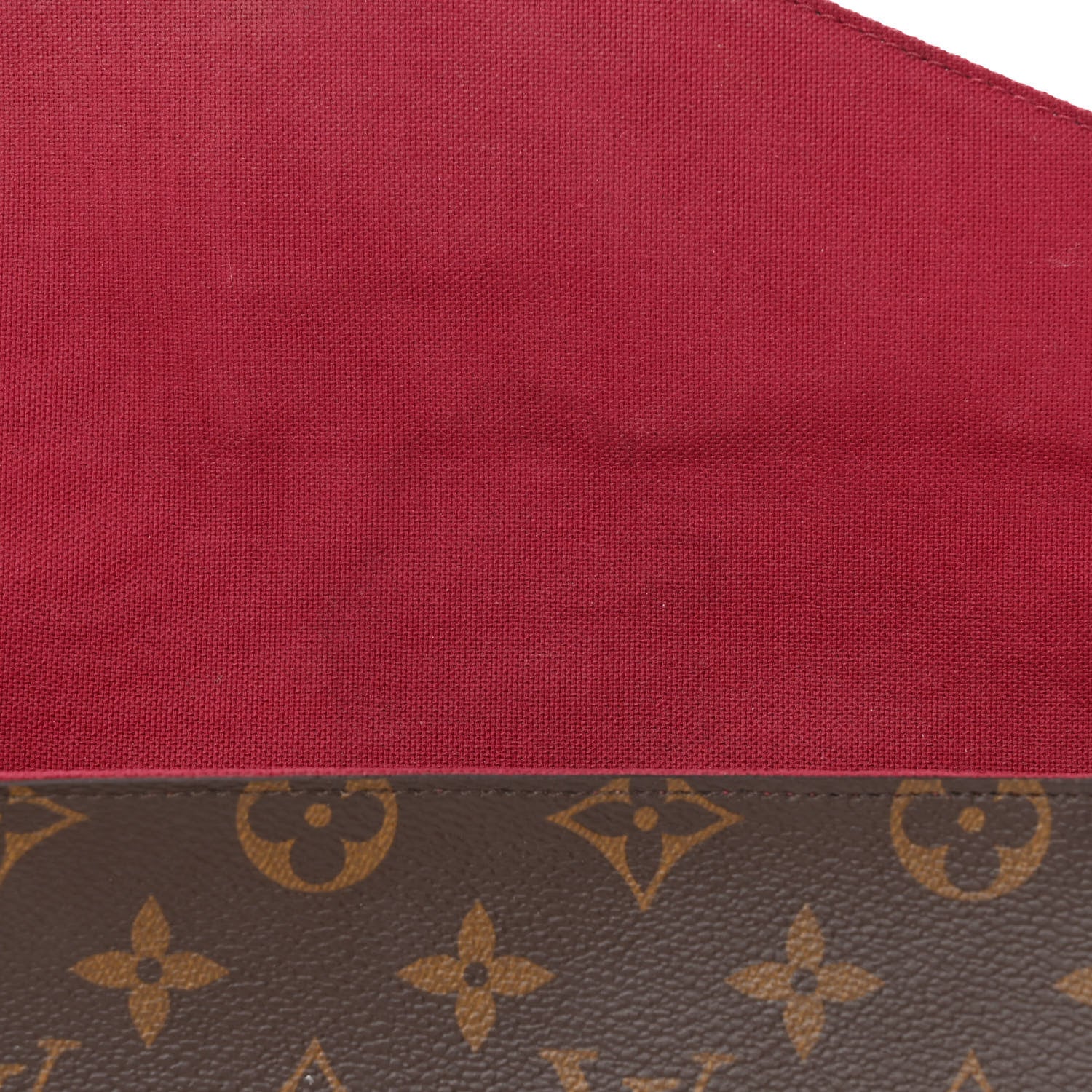 Louis Vuitton Monogram Pochette Felicie Chain Wallet Fuchsia 17 of 17