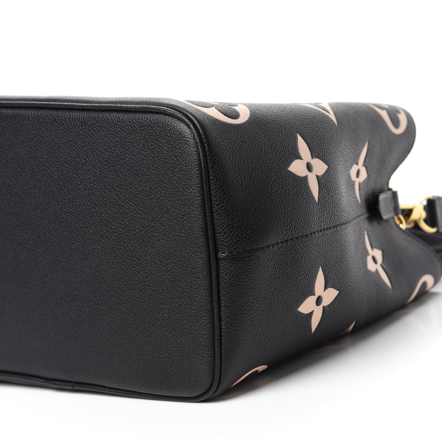 Louis Vuitton Empreinte Monogram Giant Neonoe MM Black Beige 8 of 10
