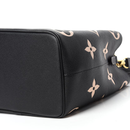 Louis Vuitton Empreinte Monogram Giant Neonoe MM Black Beige 8 of 10