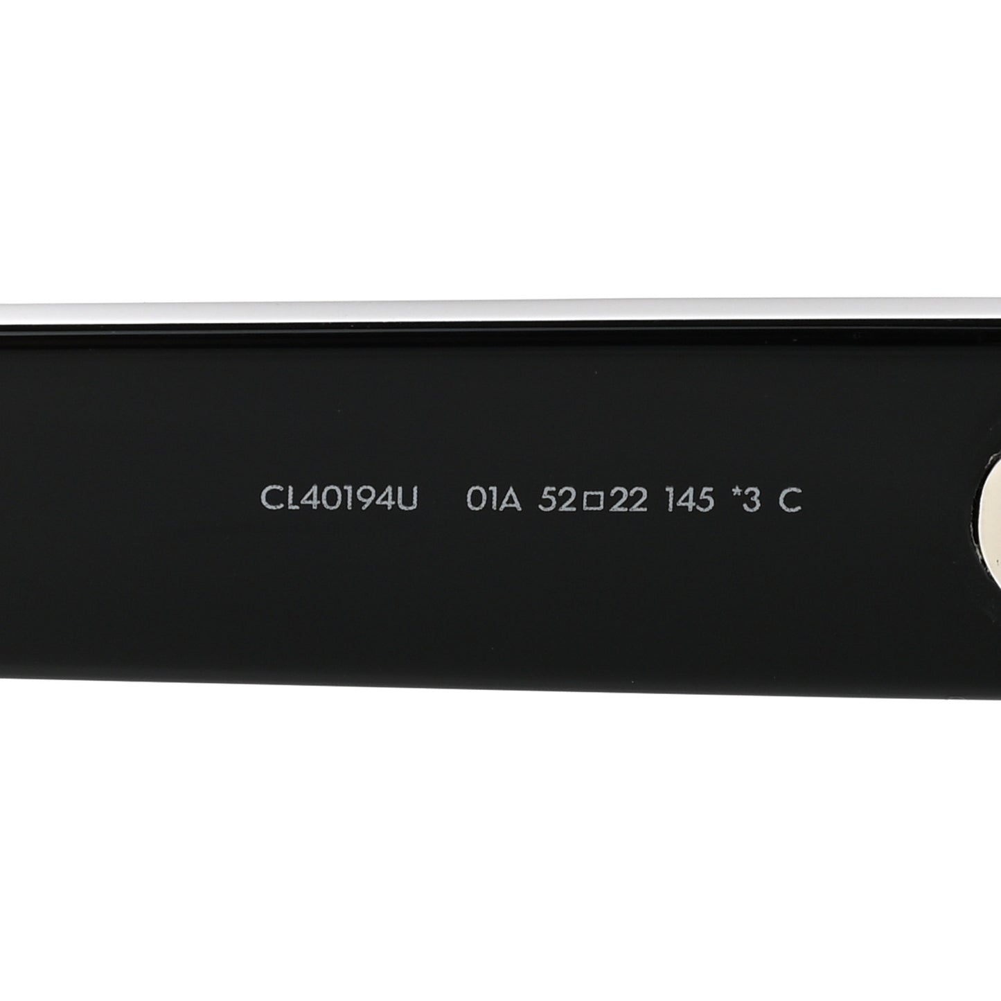 Acetate Triomphe 01 Sunglasses CL 40194U Black