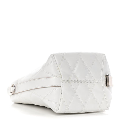 Givenchy Lambskin Quilted Mini GV Bucket Bag White 3 of 8