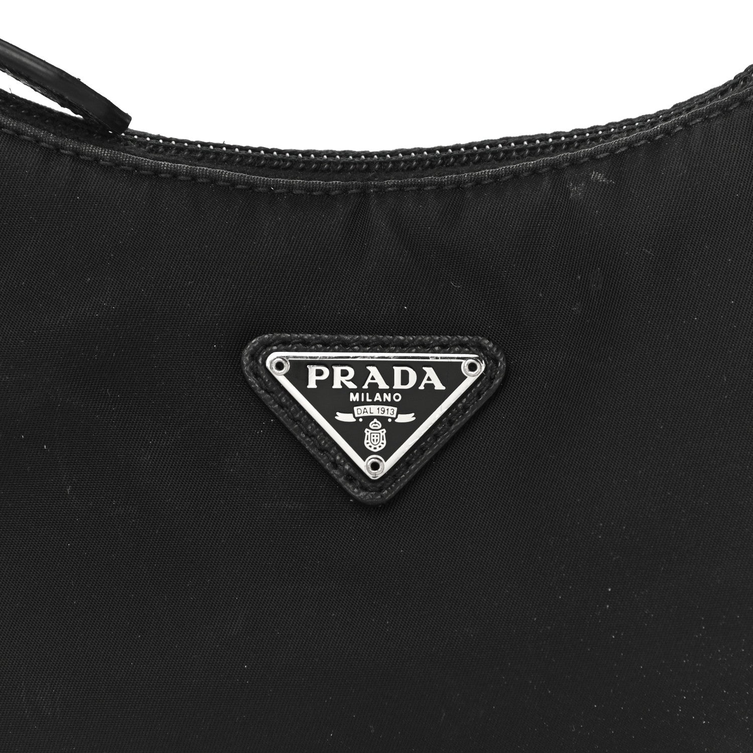 Prada Tessuto Nylon Mini Re-Edition 2000 Bag Black 7 of 13