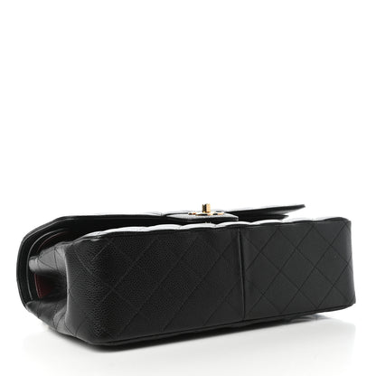 Chanel Caviar Quilted Jumbo Double Flap Black 4 of 9
