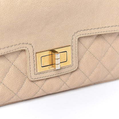 Chanel Caviar Quilted Medium Mademoiselle Flap Beige 10 of 11