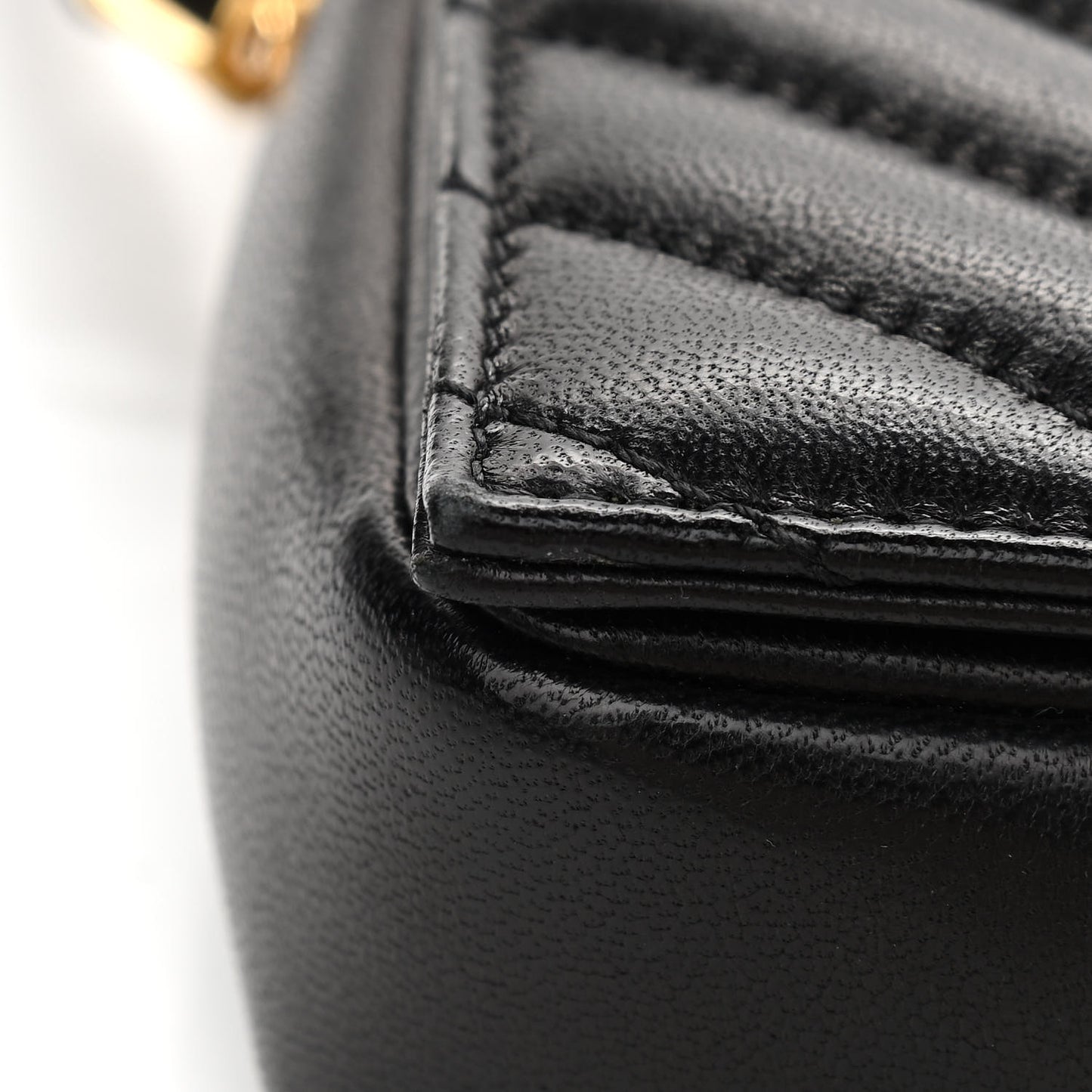 Lambskin Matelasse Monogram Kate 99 Black
