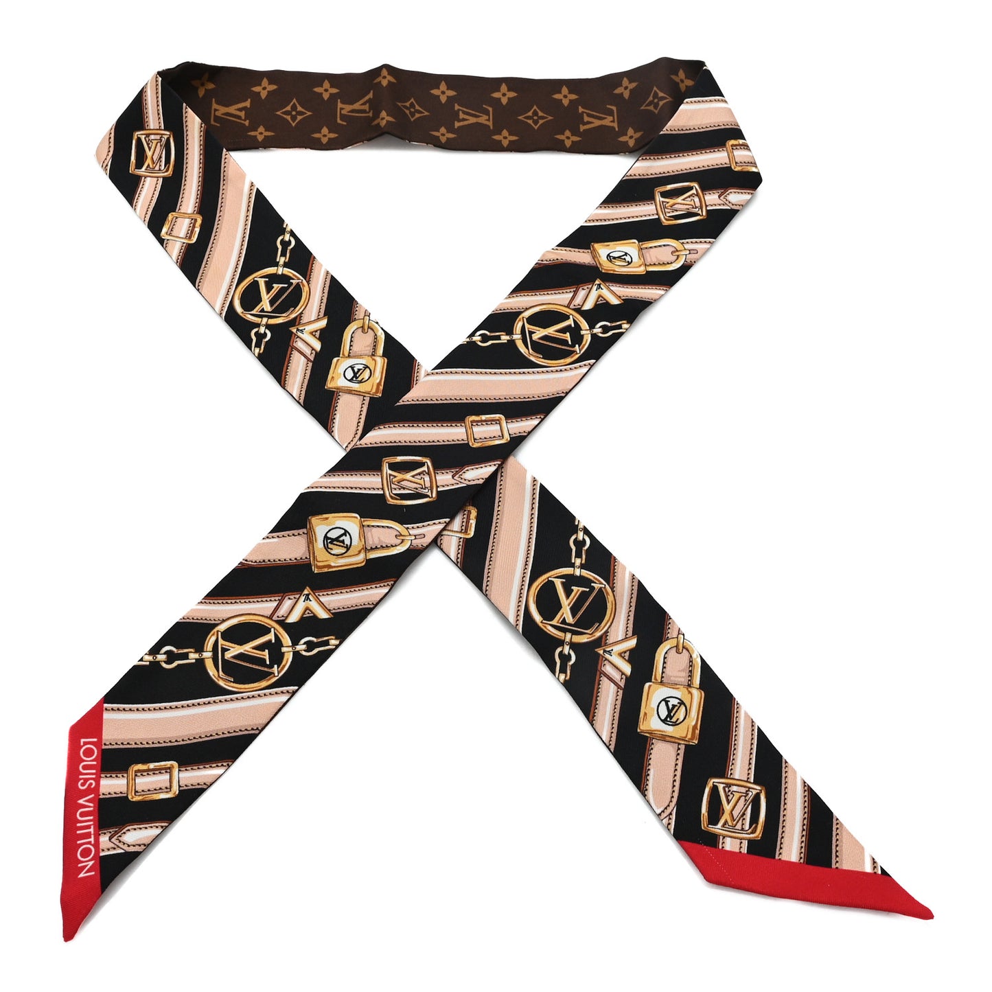 Silk Monogram Forever BB Bandeau Brown
