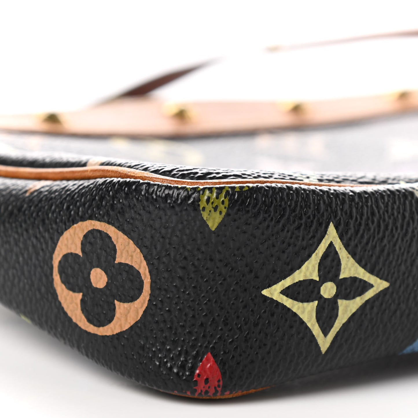 Monogram Multicolor Pochette Accessories Black