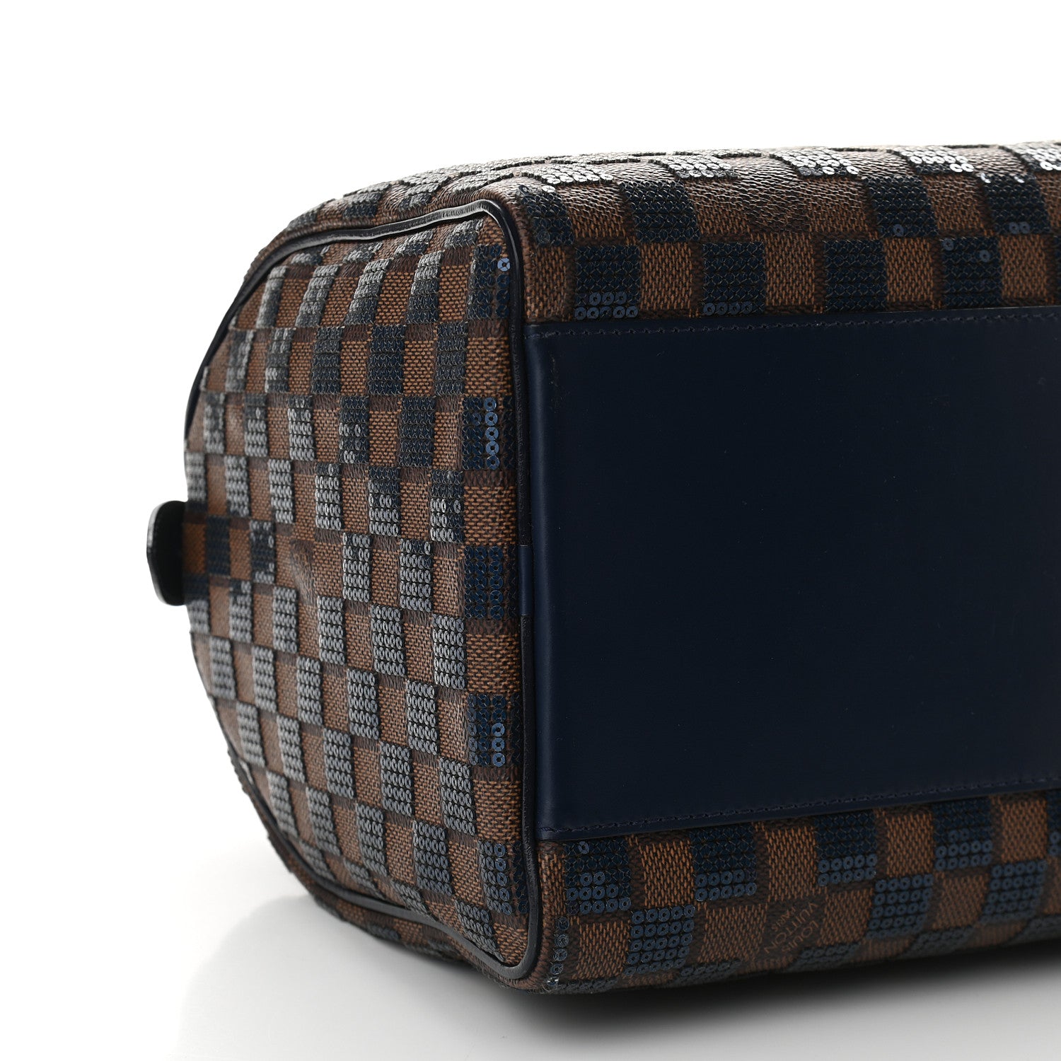 Louis Vuitton Damier Paillettes Speedy 30 Blue 9 of 10