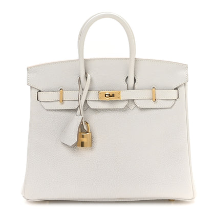 Hermes Togo Birkin 25 Gris Pale 1 of 11