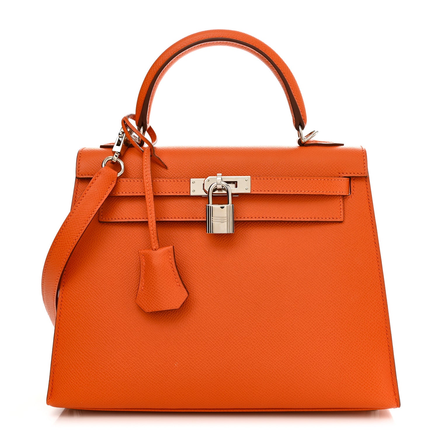 Hermes Epsom Kelly Sellier 25 Orange 1 of 11