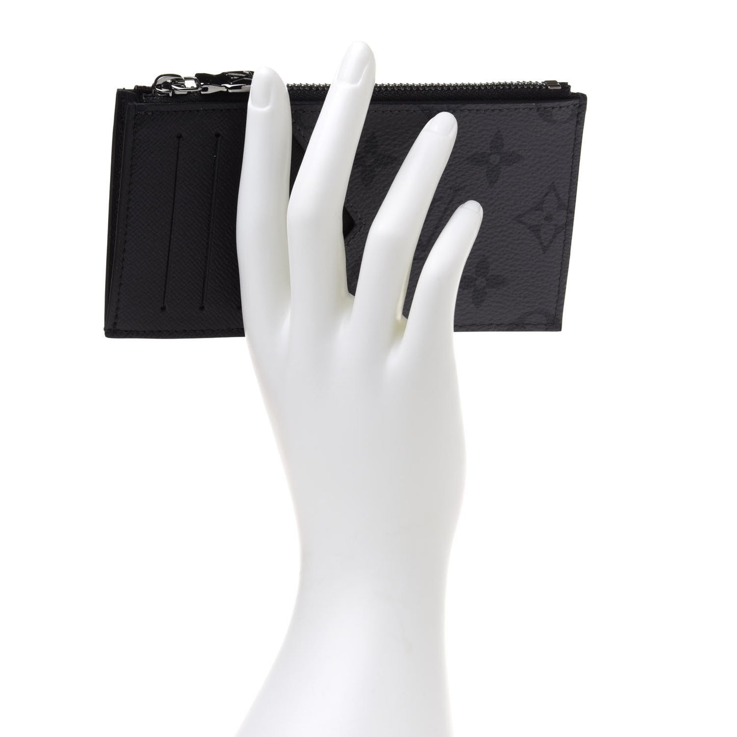 Reverse Monogram Eclipse Taiga Coin Card Holder