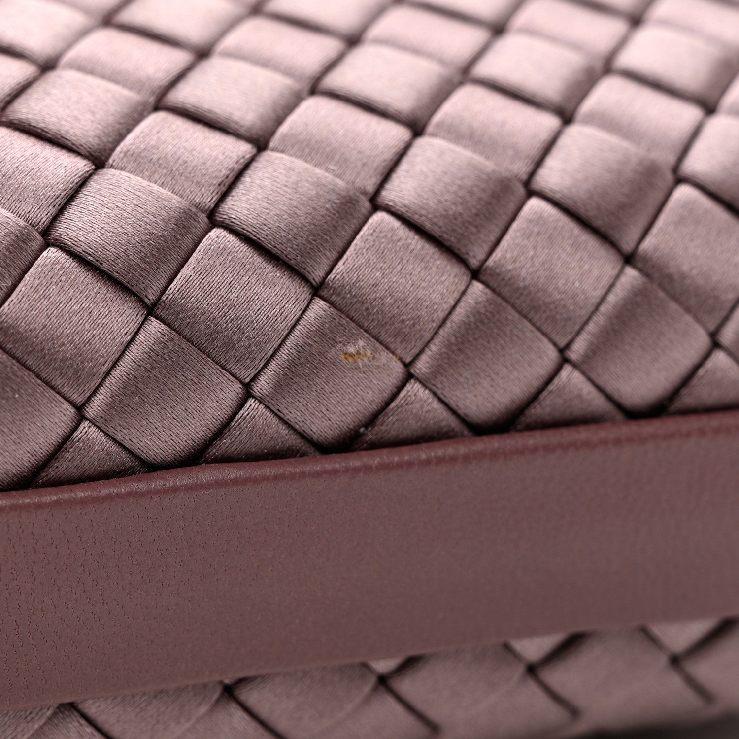 Bottega Veneta Satin Intrecciato Knot Clutch Pink 7 of 8