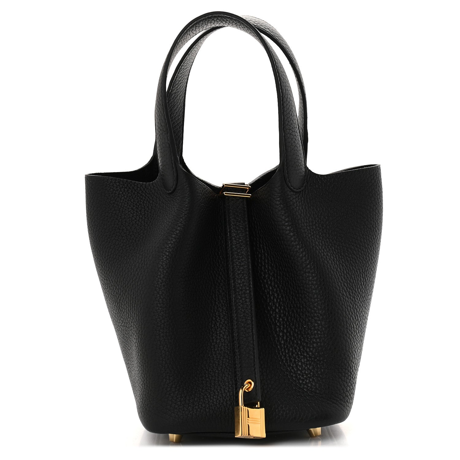 Hermes Taurillon Clemence Picotin Lock 18 PM Black 1 of 9