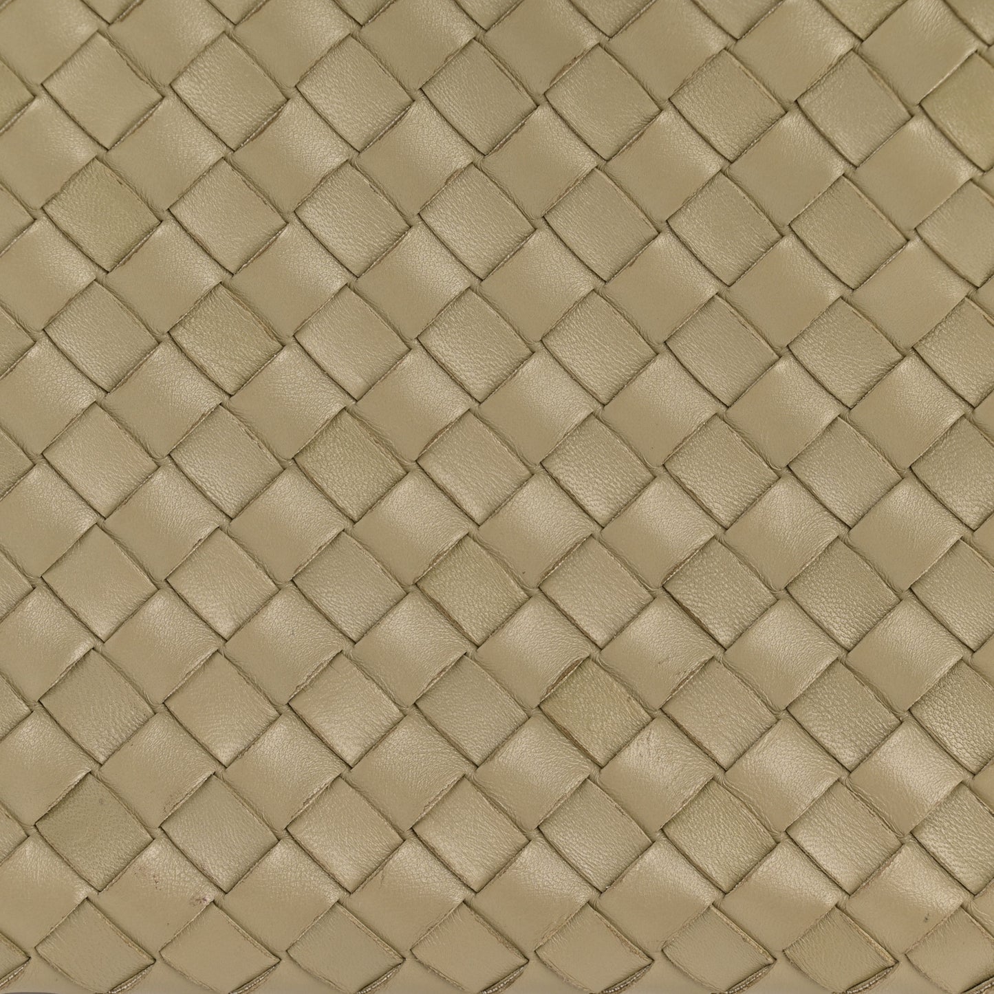 Nappa Intrecciato Medium Andiamo Shoulder Bag Travertine