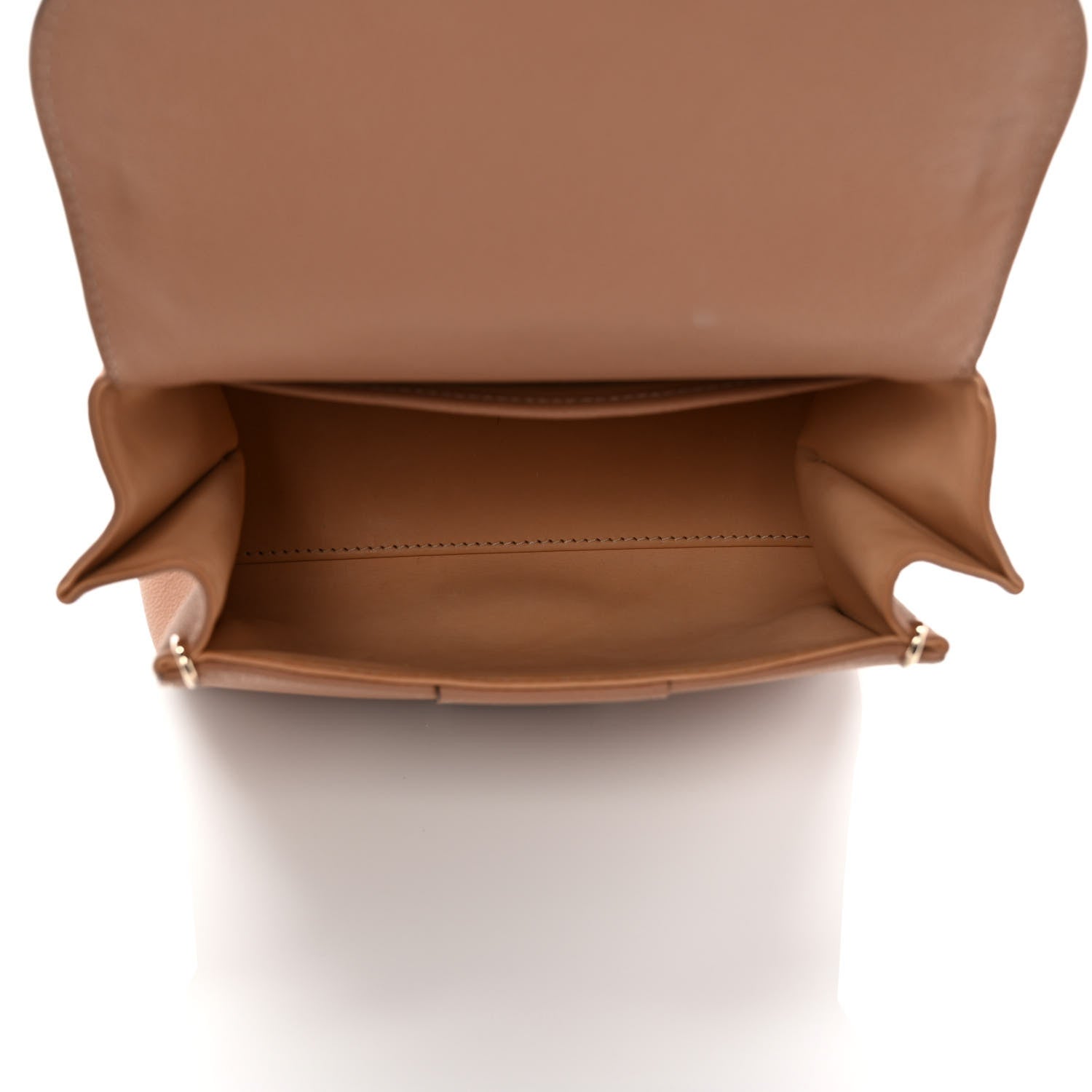 Delvaux Grained Calfskin Mini Brillant Satchel Nude 5 of 9