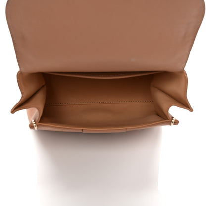 Delvaux Grained Calfskin Mini Brillant Satchel Nude 5 of 9