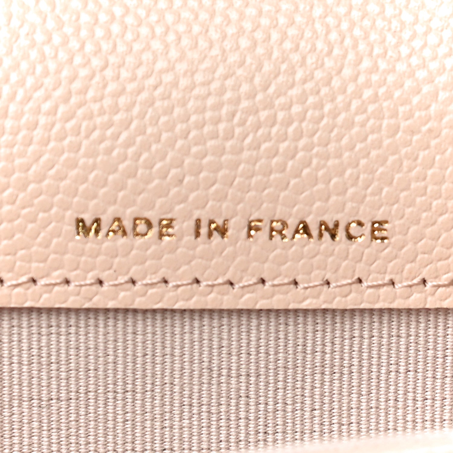 Chanel Caviar Quilted Flap Card Holder Wallet Beige 7 of 12