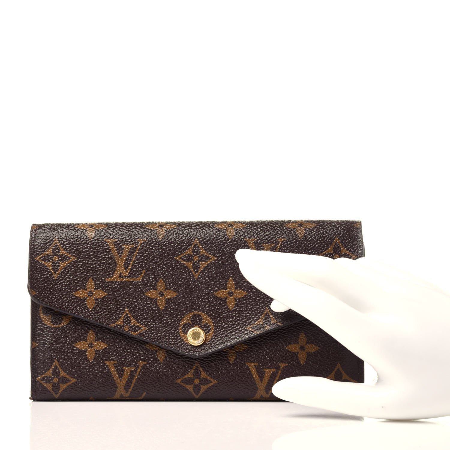 Louis Vuitton Monogram Sarah Wallet NM Rose Ballerine 2 of 10