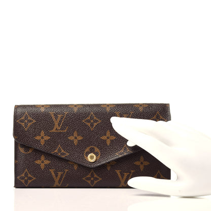 Louis Vuitton Monogram Sarah Wallet NM Rose Ballerine 2 of 10