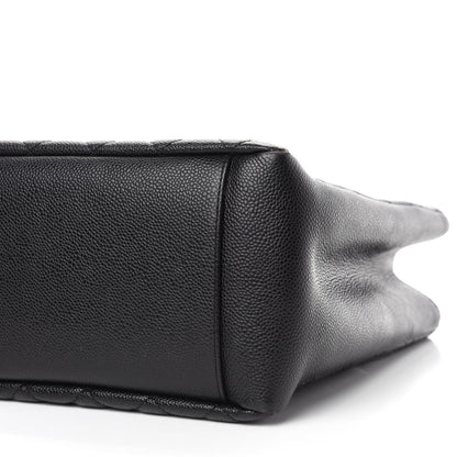 Chanel Caviar Quilted Grand Shopping Tote GST Black 7 of 12