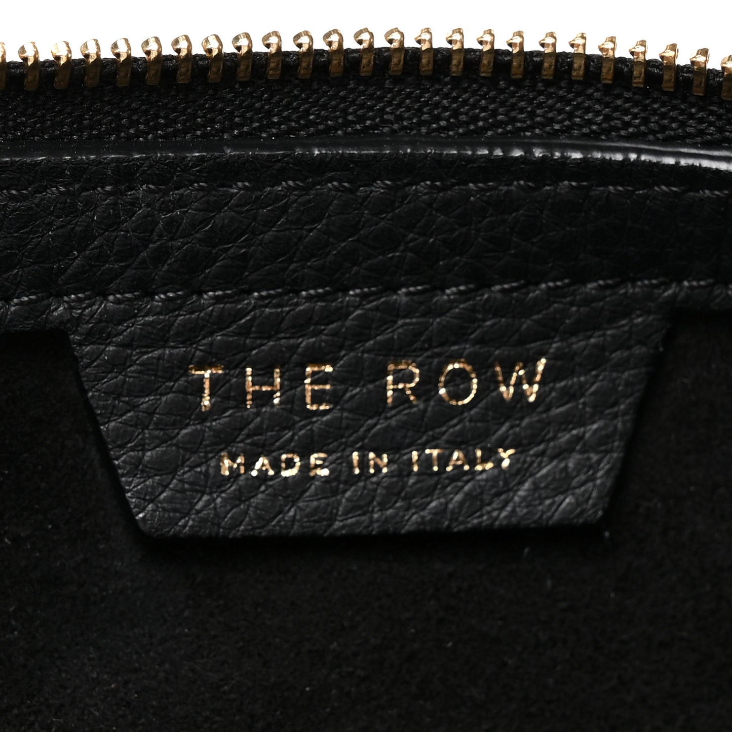 Grained Calfskin Medium Everyday Shoulder Bag Black