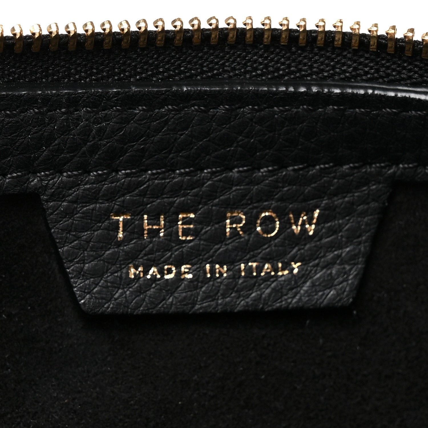 The Row Grained Calfskin Medium Everyday Shoulder Bag Black 6 of 9