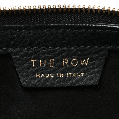 The Row Grained Calfskin Medium Everyday Shoulder Bag Black 6 of 9