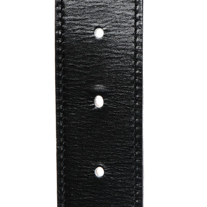 Hermes Box Togo 32mm Quizz H Belt 95 Black Gold 5 of 12