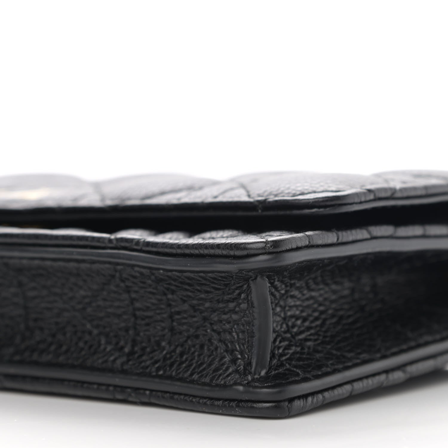 Christian Dior Supple Calfskin Caro Pouch with Chain Black 10 of 11